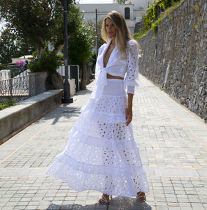 Top Paloma Ricamo